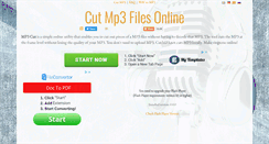 Desktop Screenshot of cutmp3.net
